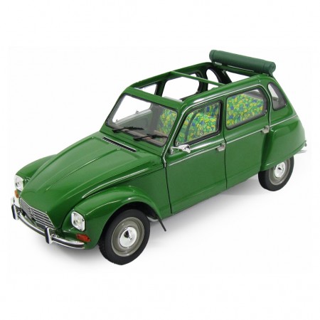 Carro Norev Citroen Dyane 6 - 1975 - Escala 1/18 - Verde Tuileries