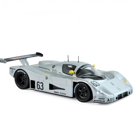 Carro Norev Sauber Mercedes C9 France 24h Maas/reuter  - 1989 - Escala 1/18