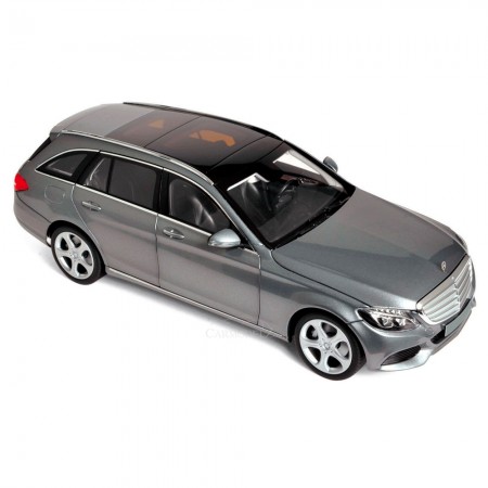 Carro Norev Mercedes-benz C-klasse Estate - 2014 - Escala 1/18 -  Cinza Metlico