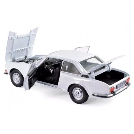 Carro Norev Peugeot 504 Coupe - 1969 - Escala 1/18 - Branco Arosa