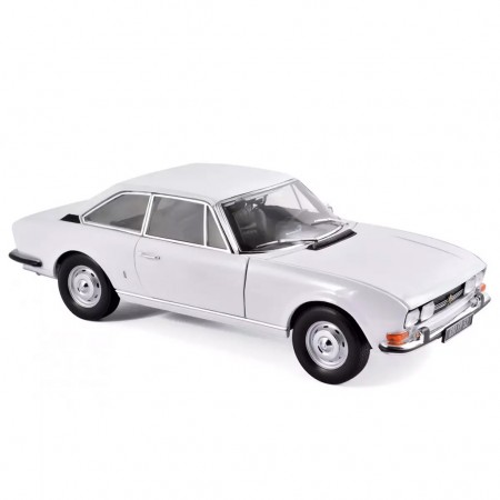 Carro Norev Peugeot 504 Coupe - 1969 - Escala 1/18 - Branco Arosa