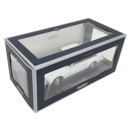 Carro Norev Peugeot 504 Coupe - 1969 - Escala 1/18 - Branco Arosa