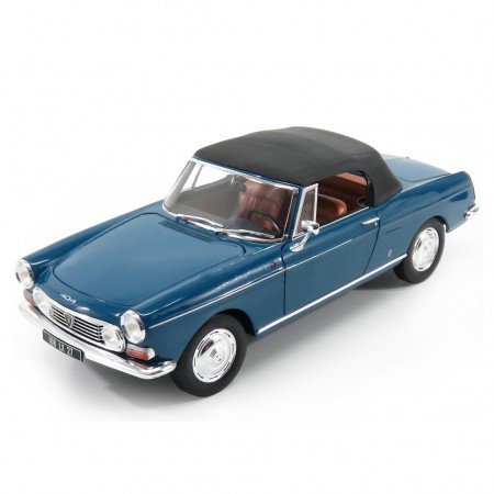 Carro Norev Peugeot 404 Cabriolet - 1967 - Escala 1/18 - Azul Mendona