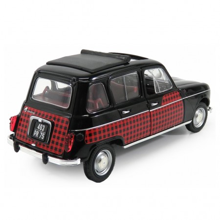 Carro Norev Renaut 4 Parisienne - 1964 - Escala 1/18 - Preto e Vermelho