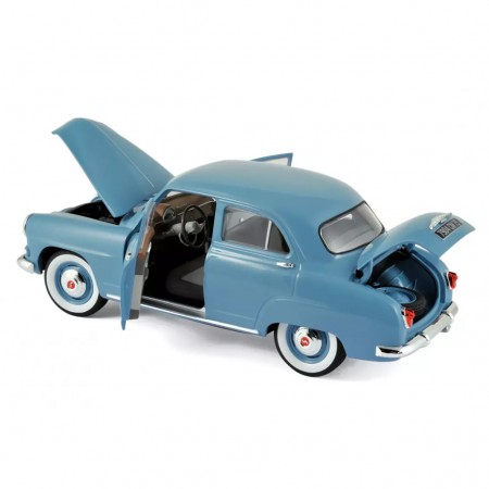 Carro Norev Simca Aronde - 1954 - Escala 1/18 - Azul Luminoso