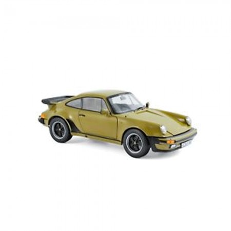 Carro Norev Porsche 911 Turbo 3.3l - Escala 1/18 - Verde Oliva