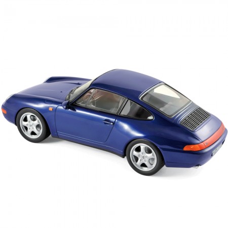 Carro Norev Porsche 911 - 1994 - Escala 1/18 - Azul Iris Metlico