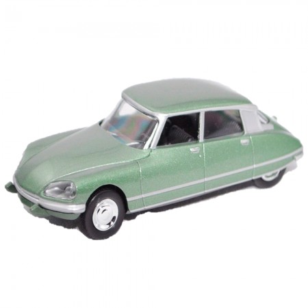 Carro Norev Citroen Ds 23 Pallas 1972 - Escala 1/64 - Verde Metlico