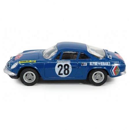 Carro Norev Alpine A110 Monte Carlo - 1971 - Escala 1/64 - Azul