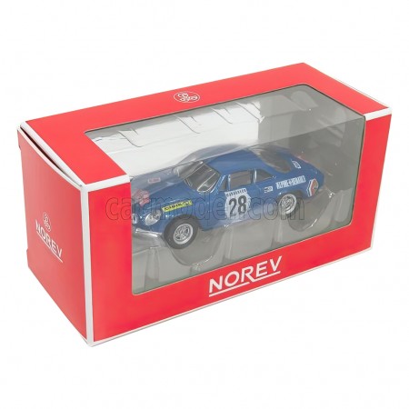 Carro Norev Alpine A110 Monte Carlo - 1971 - Escala 1/64 - Azul