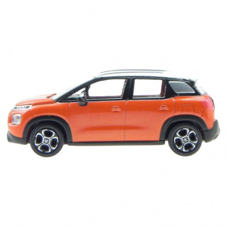 Carro Norev Citroen C3 Aircross 2017 - Escala 1/64 - Laranja/branco