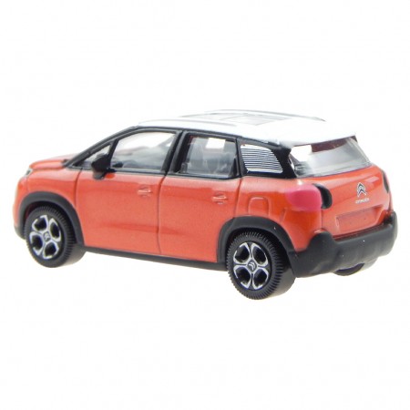 Carro Norev Citroen C3 Aircross 2017 - Escala 1/64 - Laranja/branco