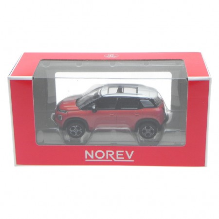 Carro Norev Citroen C3 Aircross 2017 - Escala 1/64 - Laranja/branco