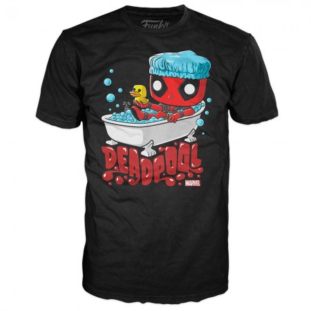Camiseta Funko Pop Tees Marvel: Deadpool Bubble Bath - Tamanho Gg