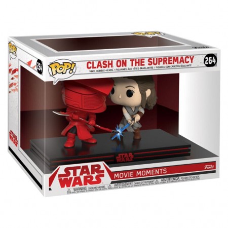 Funko Pop Star Wars - Moments The Last Jedi Rey & Praetorian 2pack