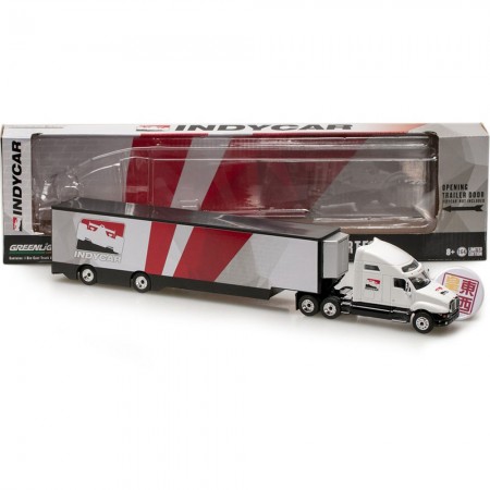 Caminho Greenlight  Kenworth T2000 Indy Car Transporter - 2018 - Escala 1/64