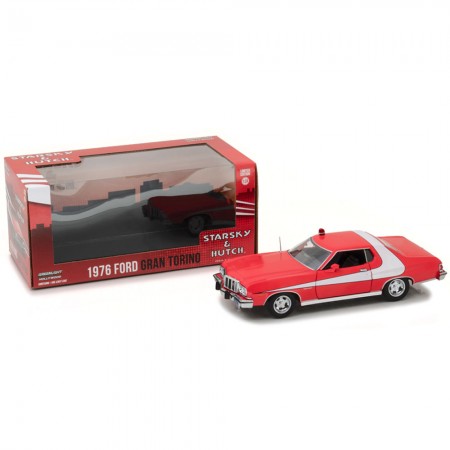 Carro Greenlight Hollywood Starsky And Hutch - Ford Gran Torino 1976 - Escala 1/24 (84042)