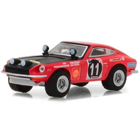 Carro Greenlight Datsun 240z Rally - 1971 - Escala 1/64