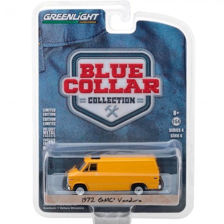 Carro Greenlight Gmc Vandura Blue Collar - 1972 - Escala 1/64