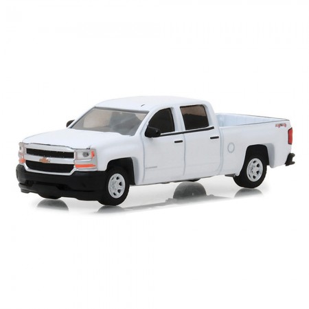 Carro Greenlight Chevrolet Silverado Blue Collar - 2018 - Escala 1/64