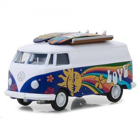 Carro Greenlight Volkswagen Type 2 Hobby Shop - 1971 - Escala 1/64