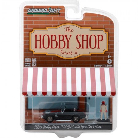 Carro Greenlight Shelby Cobra Hobby Shop - 1965 - Escala 1/64