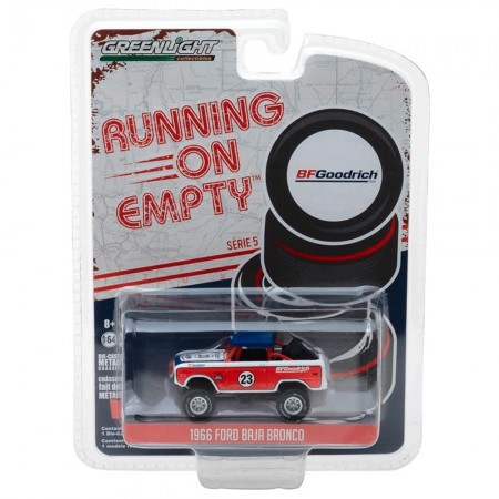 Carro Greenlight Ford Baja Bronco Running On Empyt - Escala 1/64