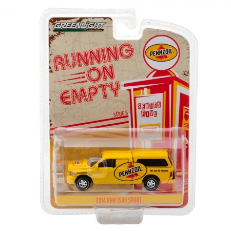 Carro Greenlight Ram 1500 Sport Running On Empyt - 2014 - Escala 1/64