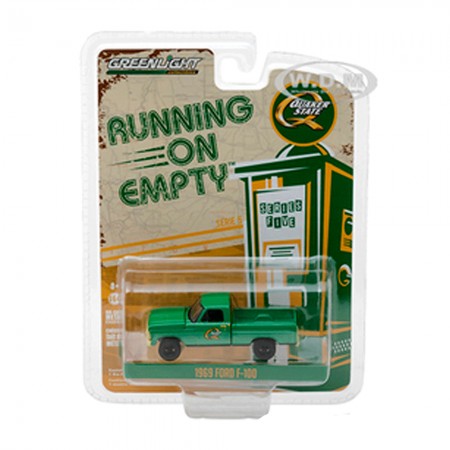 Carro Greenlight Ford F-100 Running On Empyt - 1969 - Escala 1/64