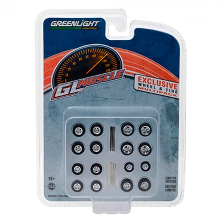 Miniaturas de Rodas Greenlight - Gl Muscle Wheel Multipack - Escala 1/64
