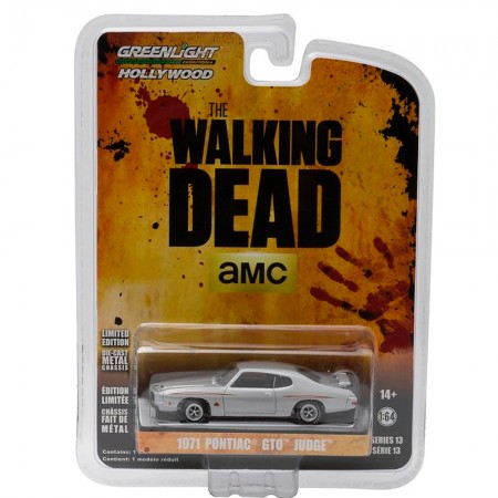Carro Greenlight Pontiac Gto The Walking Dead - 1971 - Escala 1/64