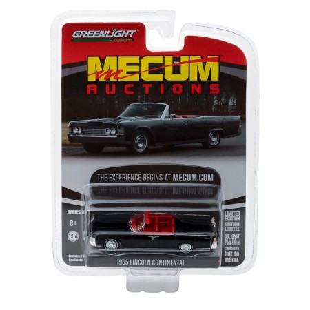 Carro Greenlight Lincoln Continental Mecum Auctions - 1965 - Escala 1/64