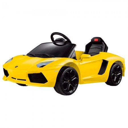 Mini Veiculo Rastar Lamborghini - Aventador 817000 - Amarelo