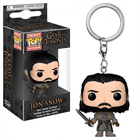 Chaveiro Funko Pop Keychain - Game Throne Jon Snow Beyond The Wall