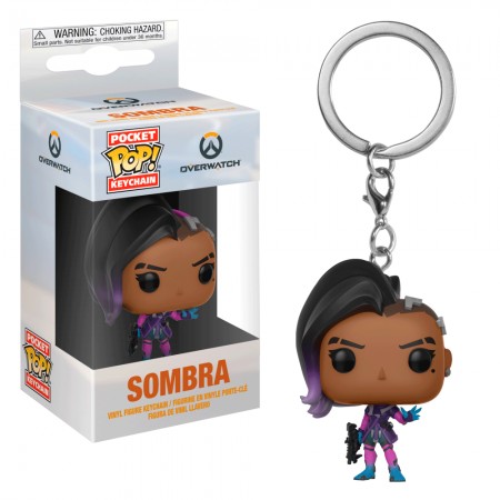 Chaveiro Funko Pocket Pop Keychain - Overwatch - Sombra