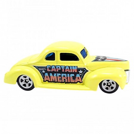 Carro Hot Wheels - Captain America Ford Coupe 40