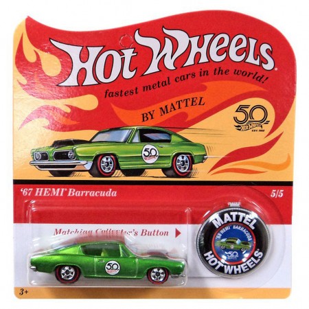 Carro Hot Wheels - 50th Hemi Barracuda 67