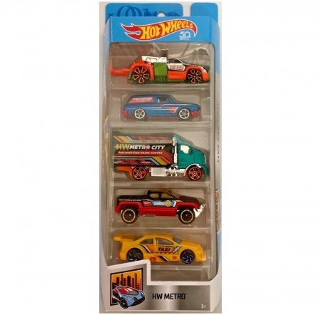 Carro Hot Wheels - Kit 5in1 Hw Metro