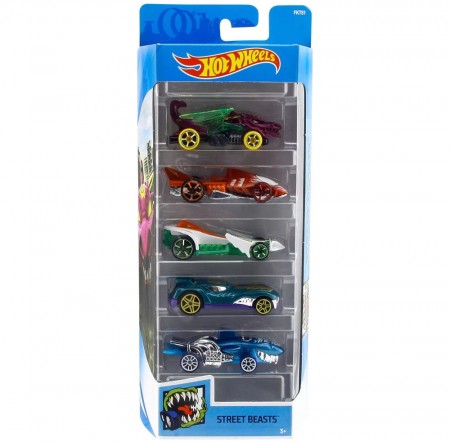 Carro Hot Wheels - Kit 5in1 Street Beasts