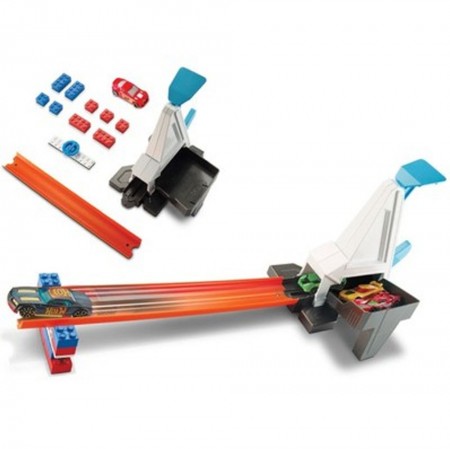 Carro Hot Wheels - Kit Track Builder Lancador Rapido