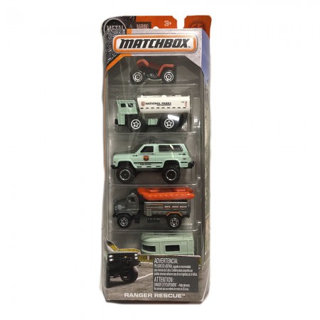 Carro Matchbox - Kit 5in1 Ranger Rescue   C1817