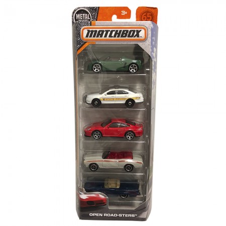 Carro Matchbox - Kit 5in1 Open Road-sters  C1817