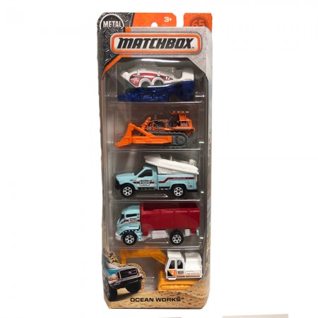 Carro Matchbox - Kit 5in1 Ocean Works   C1817