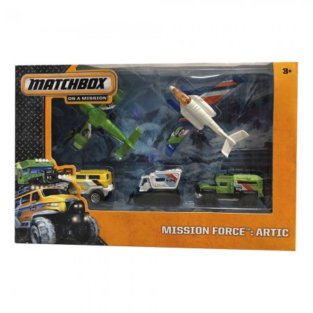 Carro Matchbox - Kit 5in1 Mission Force Artic W5281