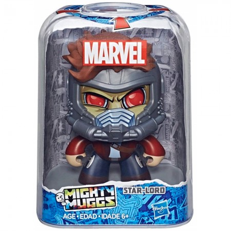 Boneco Hasbro - Marvel Mighty Muggs - Star Lord  E2122
