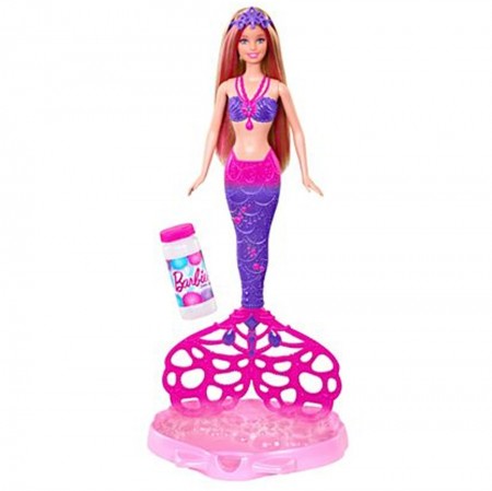 Boneca Mattel - Barbie Sirena Burbujas Magicas  Cff49