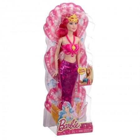 Boneca Mattel - Barbie Mermaid Barbie Pink   Cff29