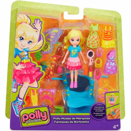 Boneca Mattel - Polly Pocket - Polly Fantasias de Borboleta