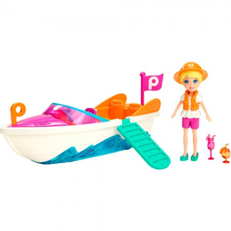 Boneca Mattel - Polly Pocket - Polly e Lancha da Polly