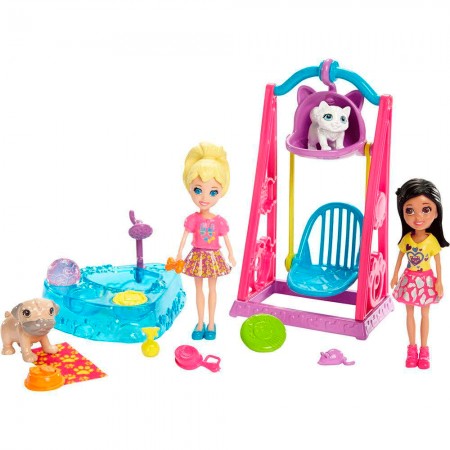 Boneca Mattel - Polly Pocket - Polly Brincando Com Bichinhos